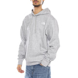 M Essential Relaxed Hoodie Light Grey Heather - Felpa con Cappuccio Uomo Grigia  Uomo THE NORTH FACE