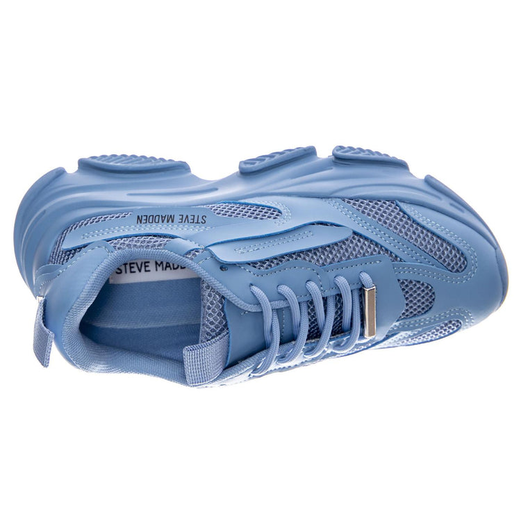 Possession Ice Blue - Scarpe Stringate Profilo Basso Donna Blu SMPPOSSESSION-ICE  STEVE MADDEN 