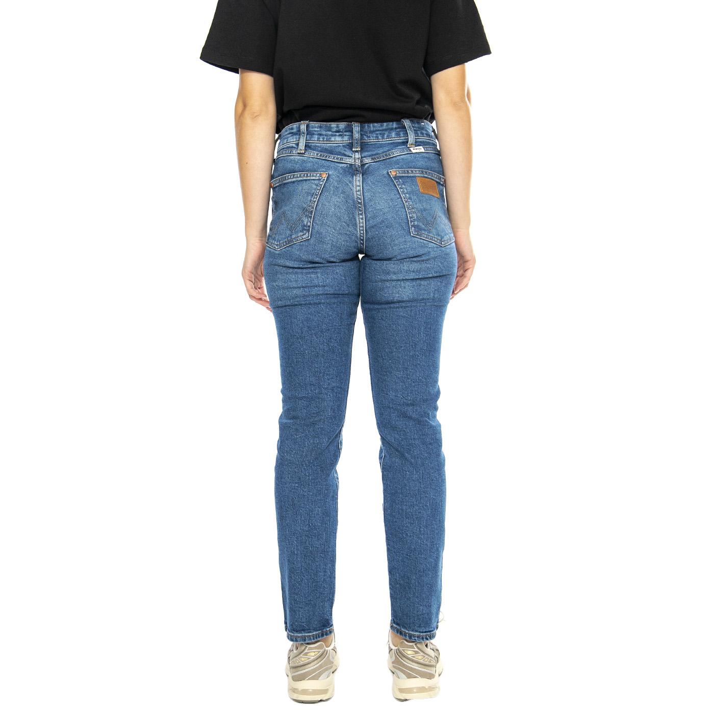 Piper Indigo Dusk - Pantaloni Denim Jeans Donna Blu 112356405-BLUE  WRANGLER 