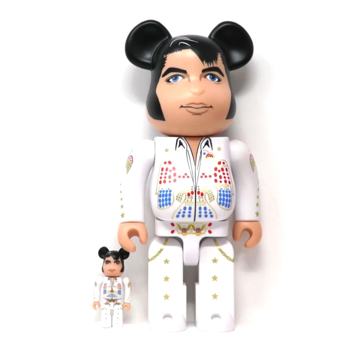 BE@RBRICK ELVIS PRESLEY 100% & 400% - Medicom Toy Multicolore MDTELVIS  MEDICOM TOY 