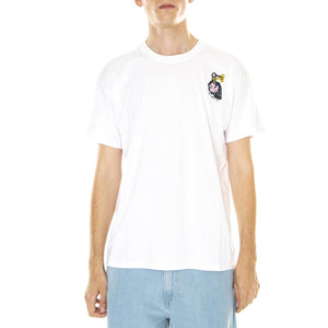 M' Erk14 For London 04 White - Maglietta Girocollo Uomo Bianca ERK14-34  LONDON STORE 