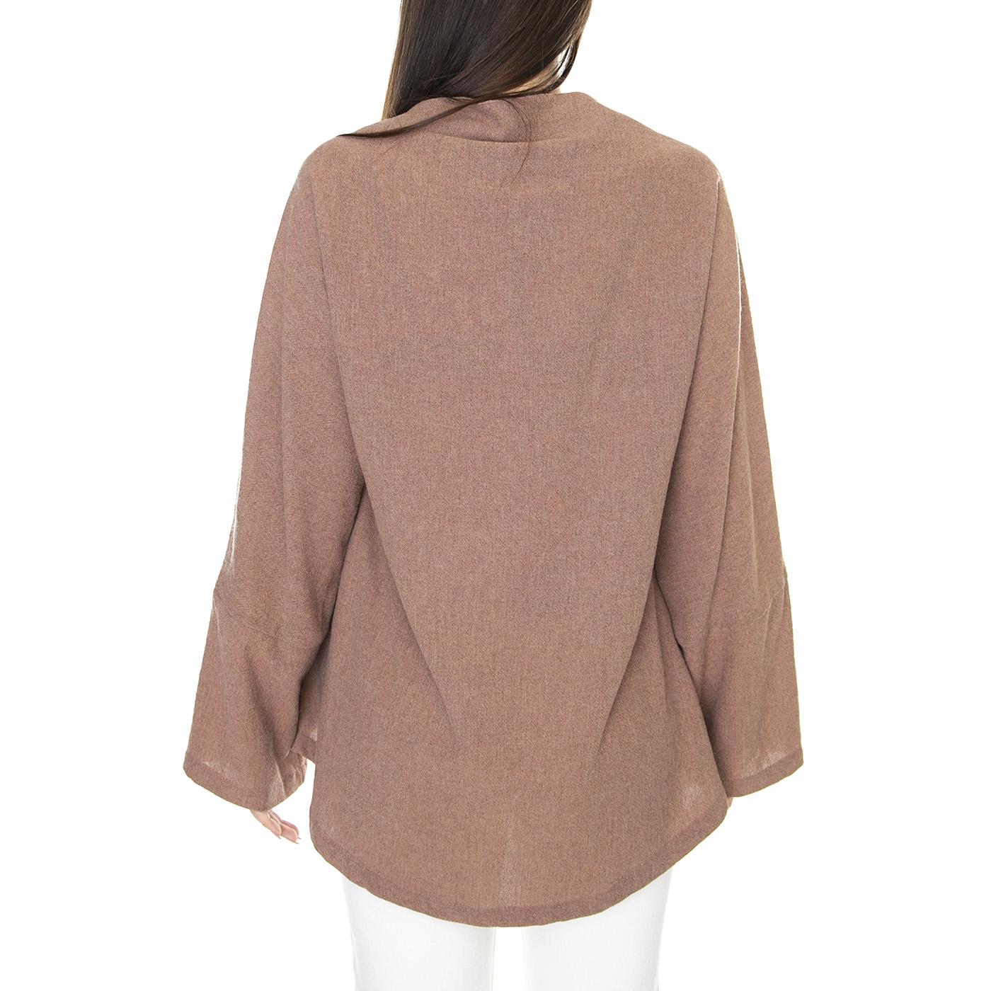 Blusa 021SD45020 Champagne - Top Donna Marrone 021SD45020 -S2285 . ALESSIA SANTI 