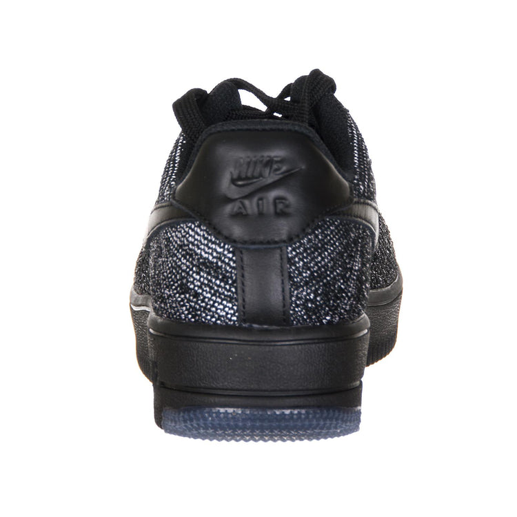 NIKE AIR FORCE 1 FLYKNIT LOW BLACK/BLACK-WHITE 93369_4  NIKE 