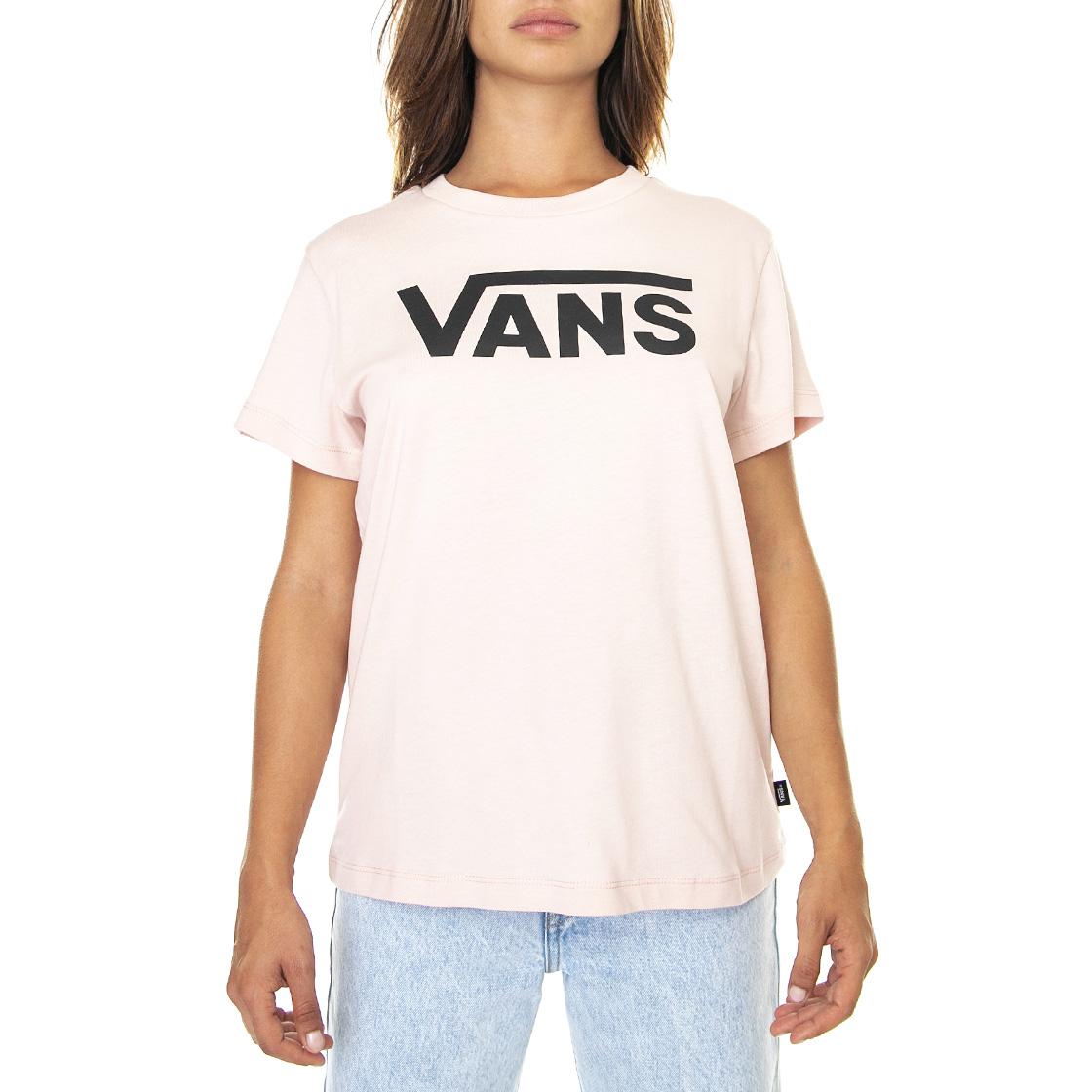 Wm Flying V - Maglietta Girocollo Donna Rosa / Peach Whip VN0A3UP4YRR1  VANS 