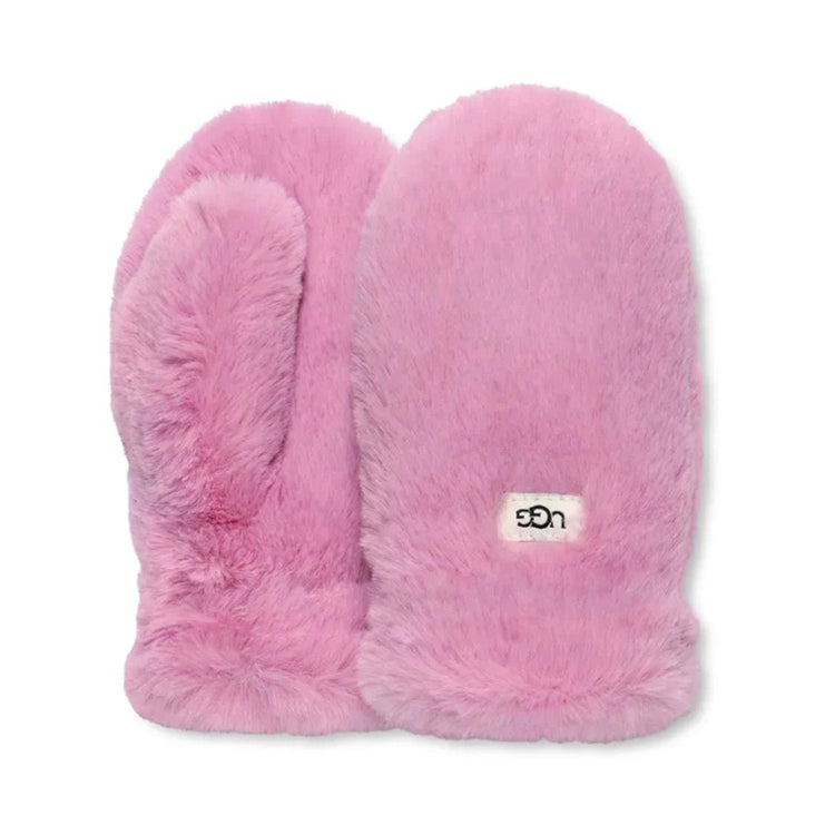 K Faux Fur Mitten - Guanti Rosa 21699BX-PNK  UGG 