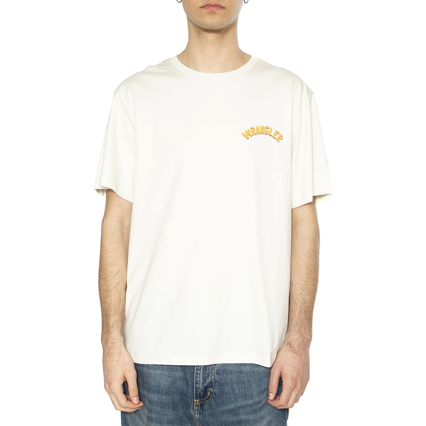 Graphic Tee Vintage White - Maglietta Girocollo Uomo Bianca 112362797  WRANGLER 