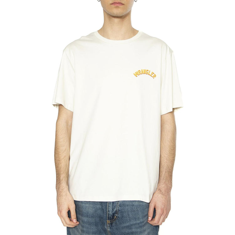 Graphic Tee Vintage White - Maglietta Girocollo Uomo Bianca 112362797  WRANGLER 