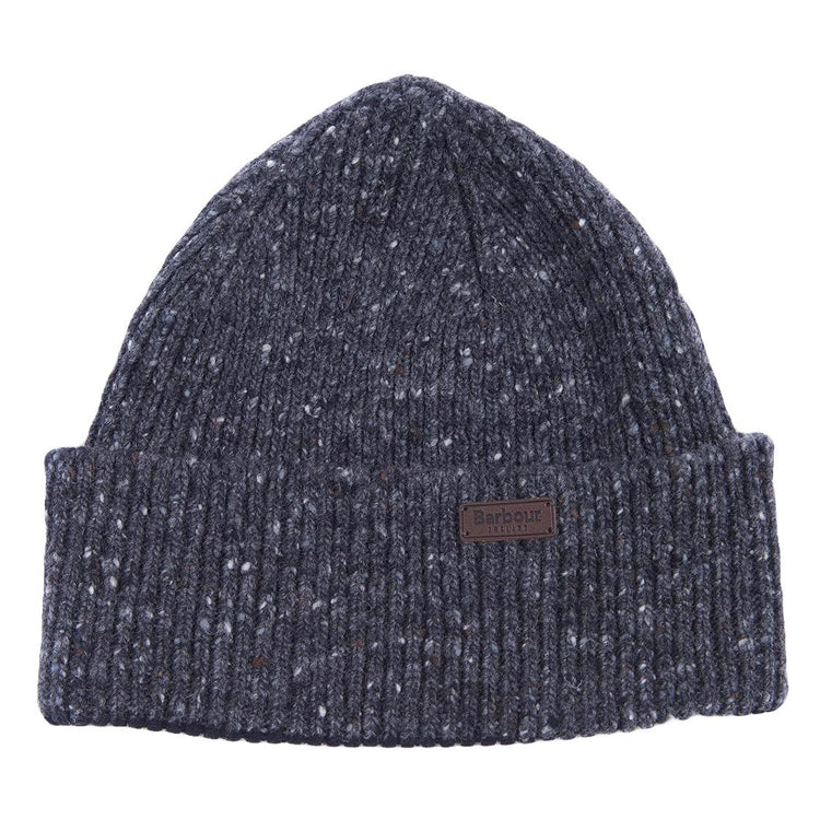 Lowerfell Donegal Beanie Charcoal - Cappelino a Cuffia Grigio MHA0497-GY71-FW21-1  BARBOUR 