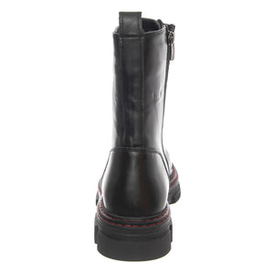 W' Bird Black Red Leather Boots - Stivali Stringati Donna Neri KG-BIRDBLK  KURT GEIGER 