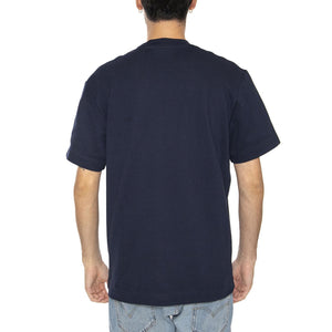 T-shirt 166 Blue - Maglietta Girocollo Uomo Blu TH5458-166 . LACOSTE 