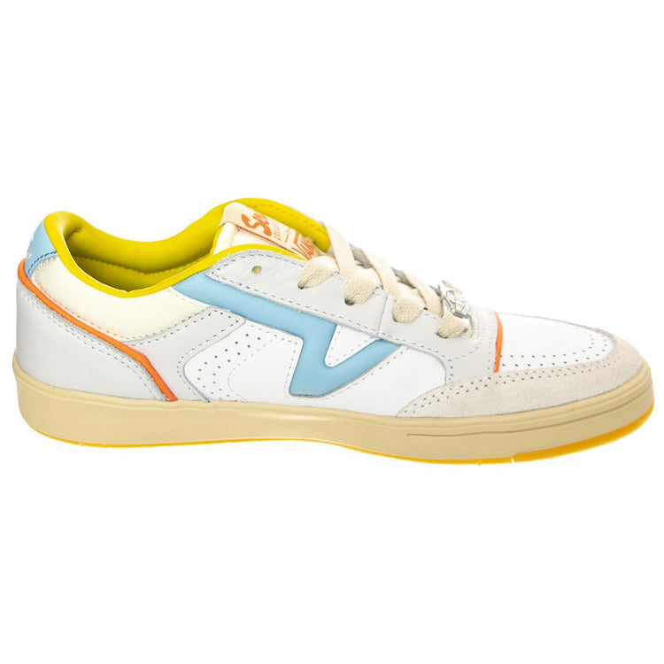 M' UA Lowland CC JMP Serio Collection Multi Sky Blue / Yellow - Scarpe Stringate Profilo Basso Uomo Bianche / Multicolore VN0A5KYF1RC1  VANS 