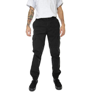 Cargo Jogger Black - Pantaloni Cargo Uomo Neri 22WICJ01-BLACK  IUTER 