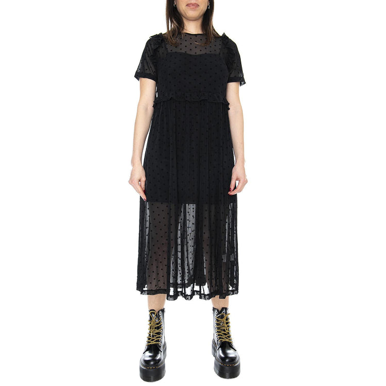  MRCREMYDRESS-BLACK  MOTEL ROCKS 