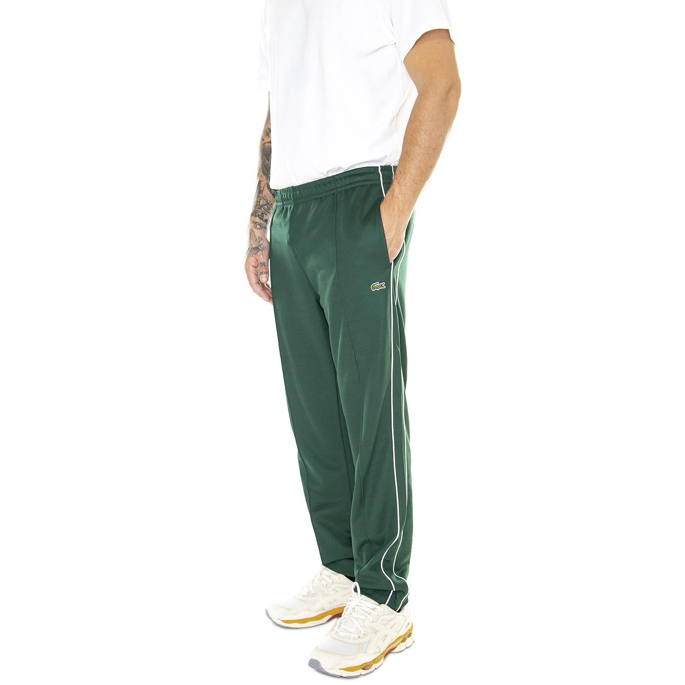 Pant.Tuta XH1412-132 Green - Pantaloni Uomo Verdi XH1412-132  LACOSTE 