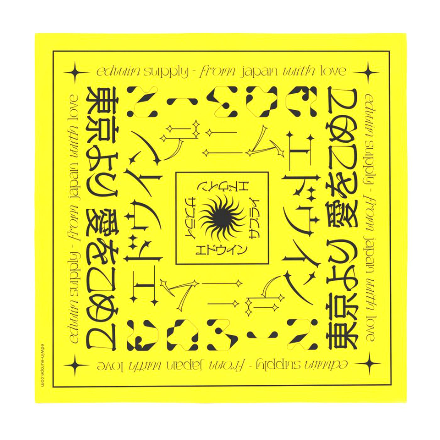 Edwin Bandana Yellow - Bandana Gialla I004443.30.72.-30.72  EDWIN 