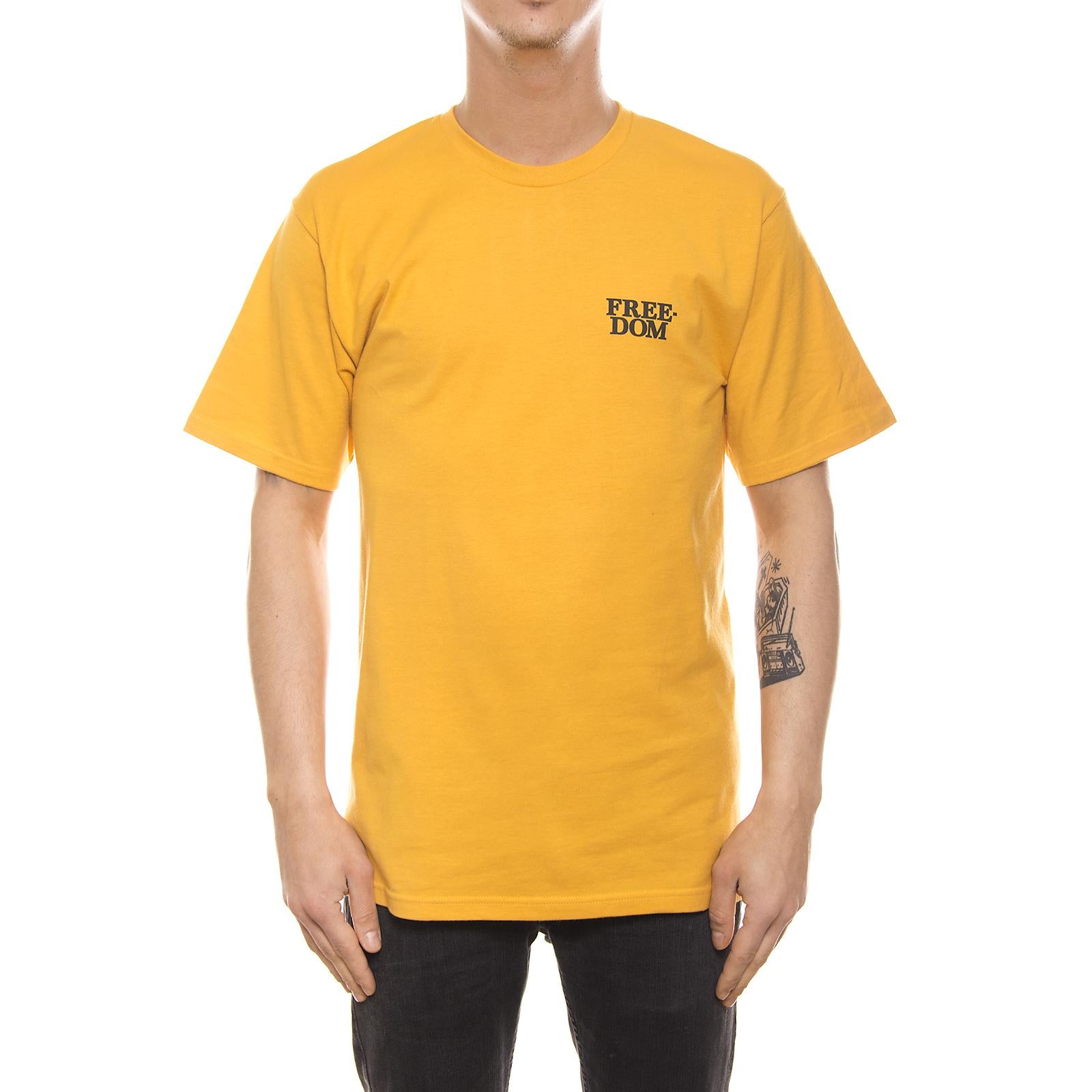 AFRICA BRONX TEE MUSTARD 1904002-MUSTARD  STUSSY 