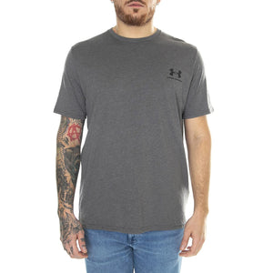 UA M Sportstyle LC SS Grey - Maglietta Girocollo Uomo Grigia 77-1326799-19  UNDER ARMOUR 