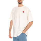 M TNF RB S/S Tee White Dune - Maglietta Girocollo Uomo Beige  Uomo THE NORTH FACE