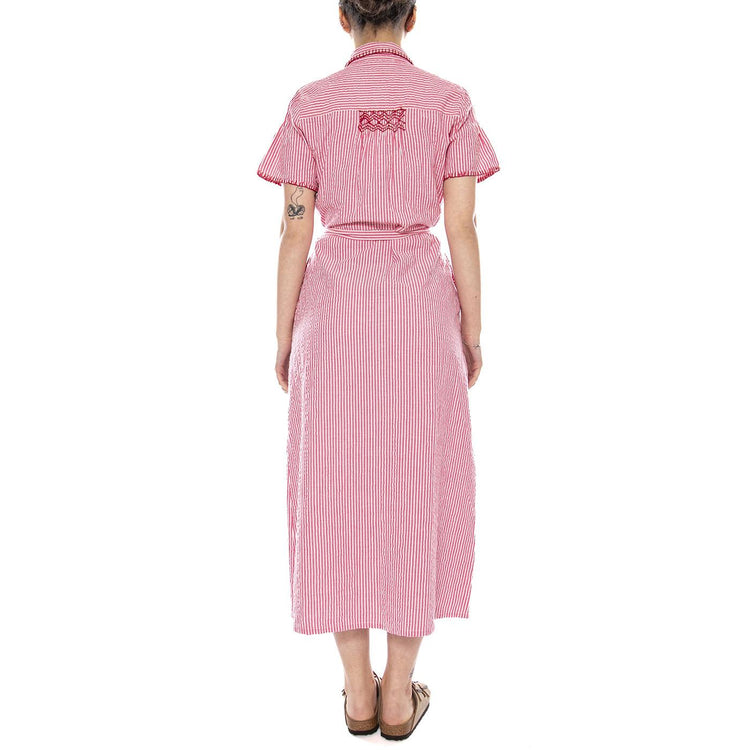 DRESSES PINK WHITE - Abito Donna Lungo Rosa 4.75.125.25 306 MD'M 