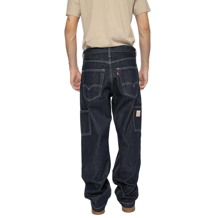 568 Loose Straight Double Knee Mornin Classical Dark Indigo - Pantaloni Denim Jeans Uomo Blu A7367-0013 . LEVIS 