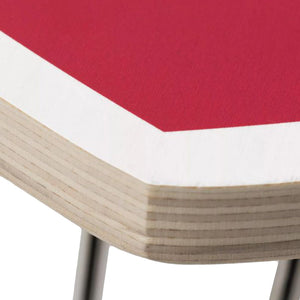 Heart Folding Table Scarlet / White - Tavolino con Logo e Gambe Pieghevoli Rosso I035830.3FXXX . CARHARTT WIP 