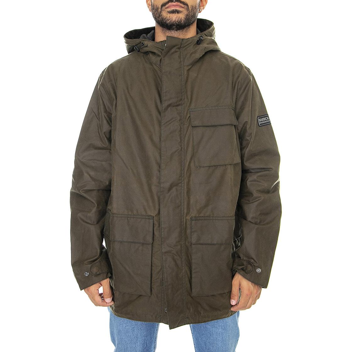 Granby Wax Beech - Giacca Invernale con Cappuccio Uomo Marrone 222MMWX2020-SN91  BARBOUR 