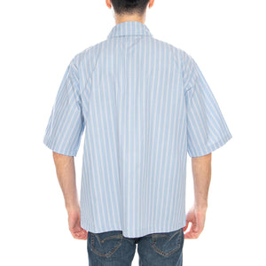 Venedocia Stripe Shirt Navy Stripe - Camicia Maniche Corte Uomo Blu DK0A88GU L39 DICKIES 