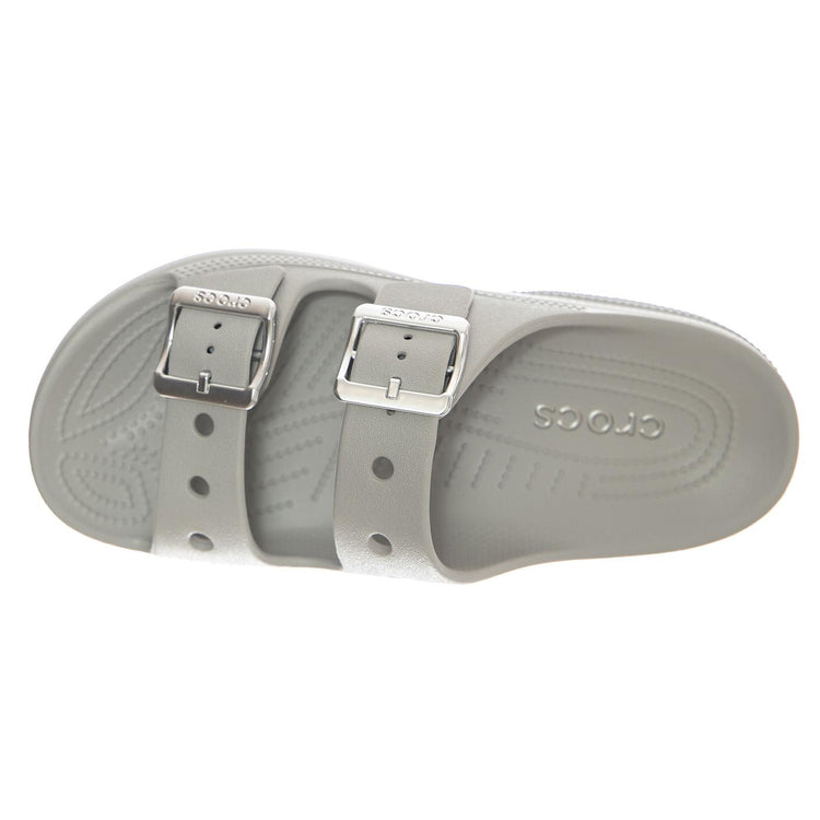 Saturday Metallic Buckle Sndl Grey - Sandali Donna Grigi CR.213316 ATMO CROCS 