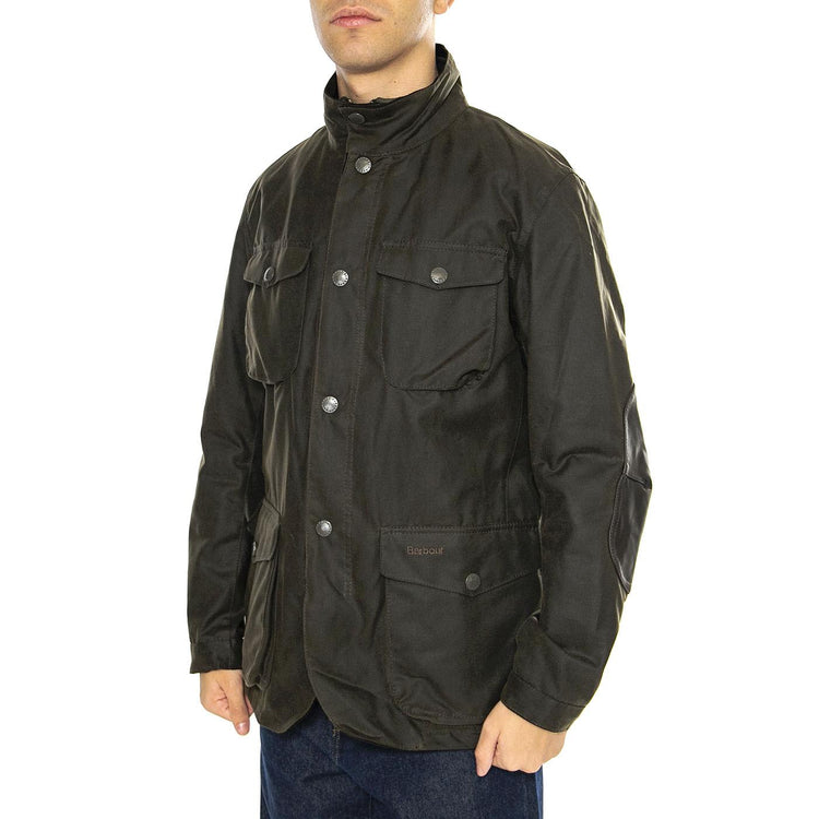 Ogston Wax Jacket Olive - Giacca Uomo Verde MWX0700-OL51  BARBOUR 