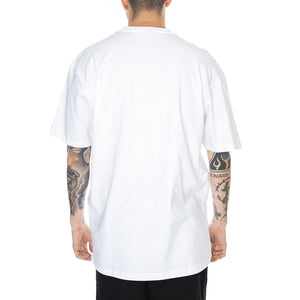  T/C Embroidery Tee-White  INDEPENDENT 