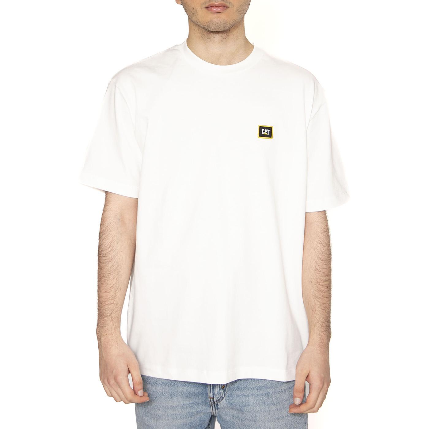 Cat Unit T-Shirt White - Maglietta Girocollo Uomo Bianca 6010102-11-4300  CAT 