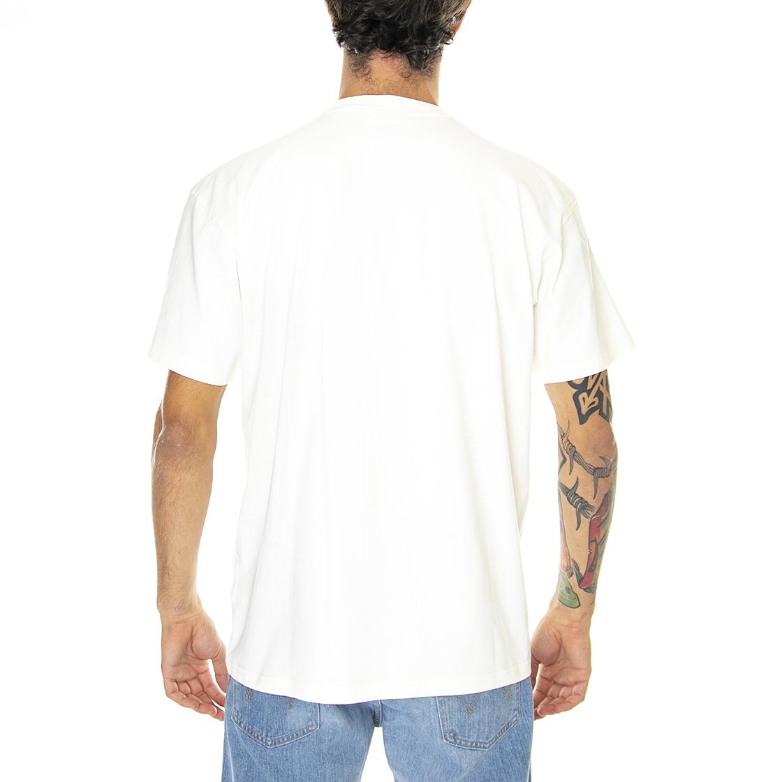 S/S Duster T-Shirt Wax garment dyed - Maglietta Girocollo Uomo Bianca I030110-D6GD  CARHARTT WIP 