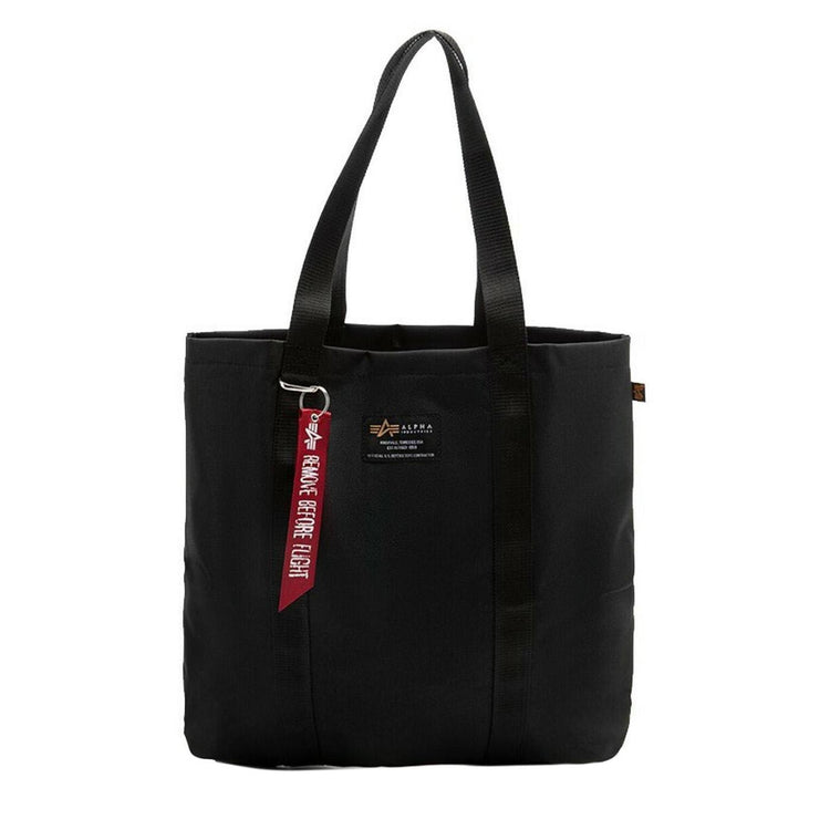 Label Shopping Bag Black - Borsa Shopping Bag Nera 106943-03  ALPHA INDUSTRIES 