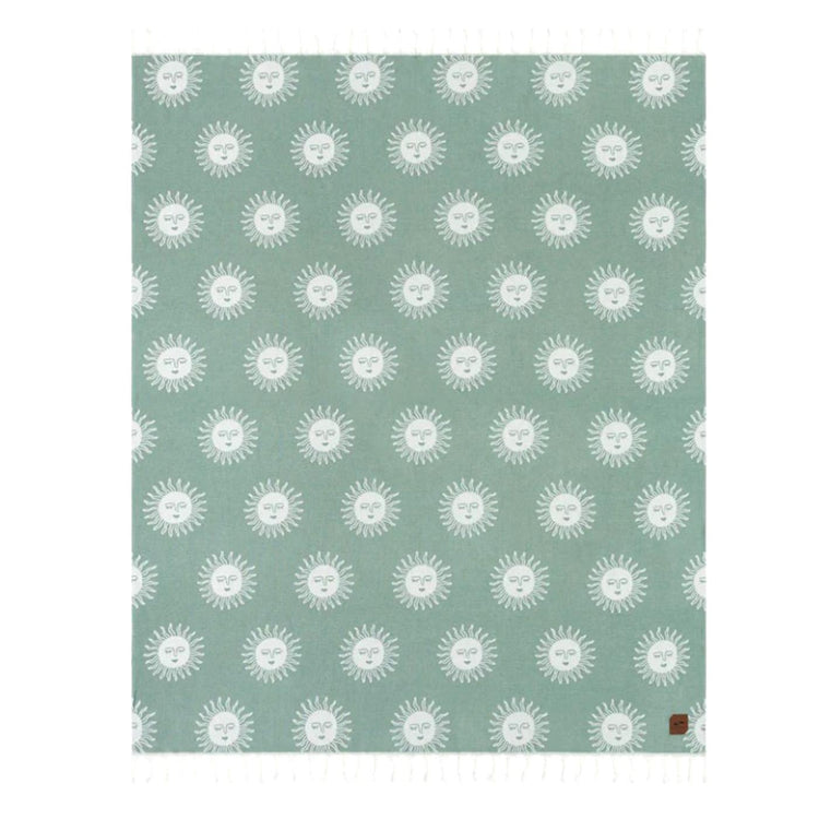 Slow Burn Blanket Sage - Coperta Verde / Multicolore SMST461-SAGE  SLOWTIDE 