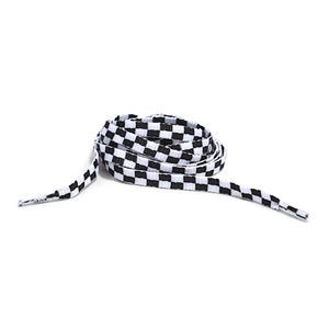 MN VANS LACES 36" BLACK/WHITE - Lacci Vans Bianco Nero VN000XZYY281 . VANS 