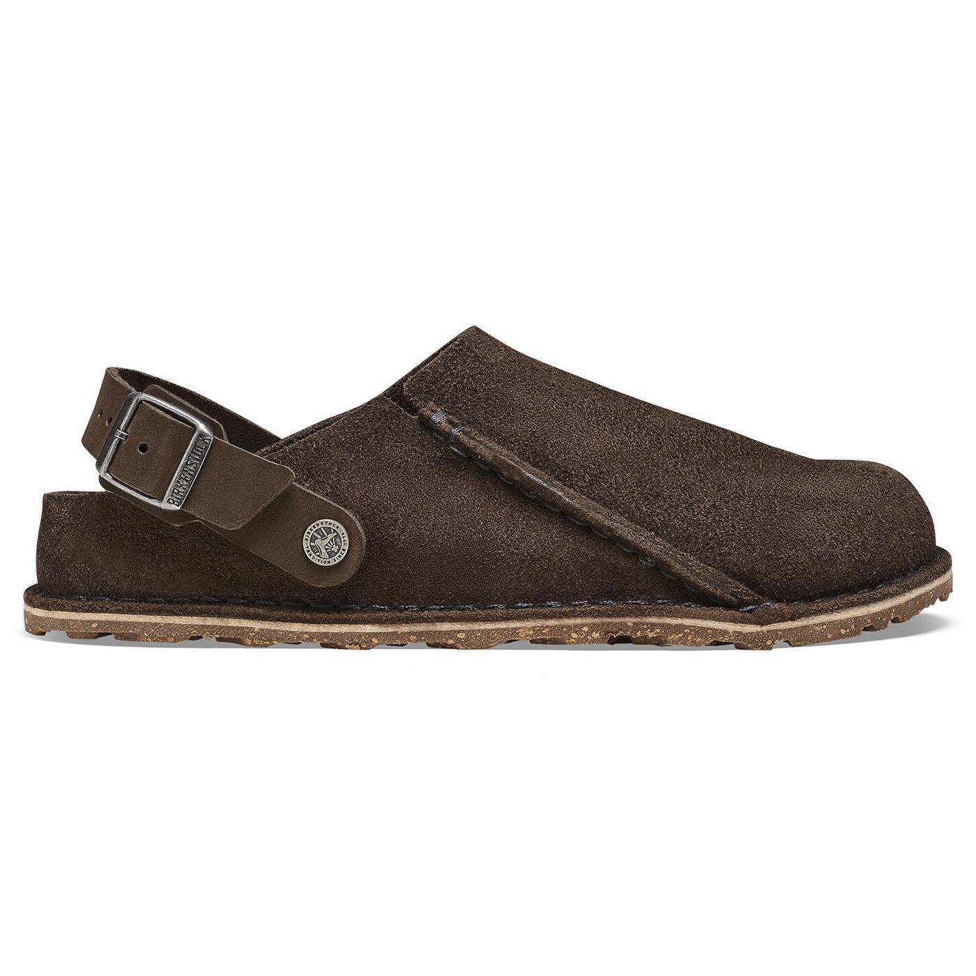 W' Lutry Premium Espresso, Suede Leather Sandals - Sandali Donna Marroni 1025328  BIRKENSTOCK 
