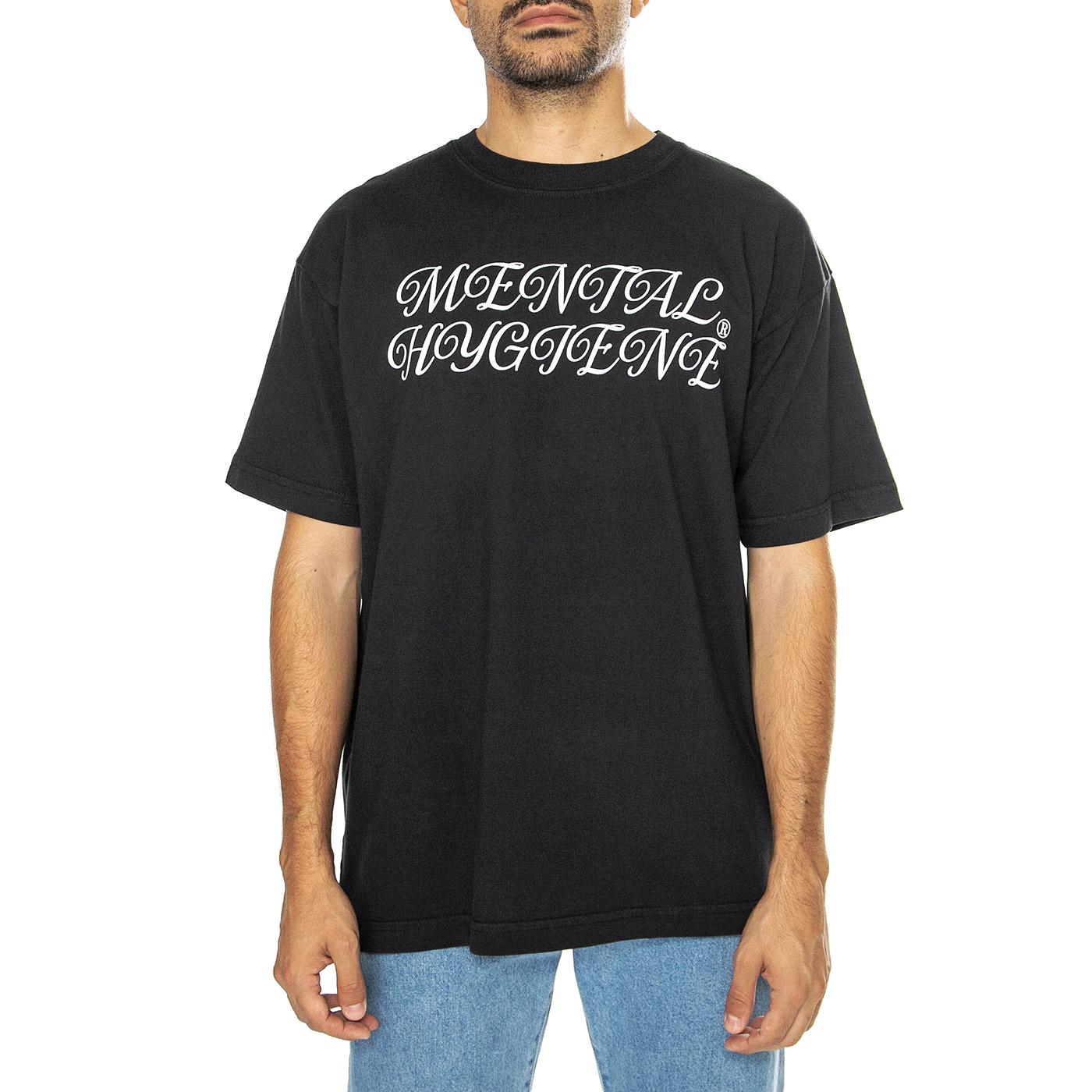 Obey Mental Hygiene Heavy Wight Tee Vintage Black - Maglietta Girocollo Uomo Nera 166913914-VBL  OBEY 