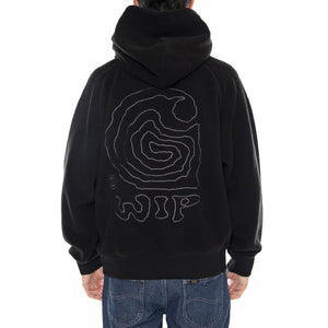 Hooded Helix Sweat Black / Porphyry - Felpa con Cappuccio Uomo Nera I035598.39SXX  CARHARTT WIP 