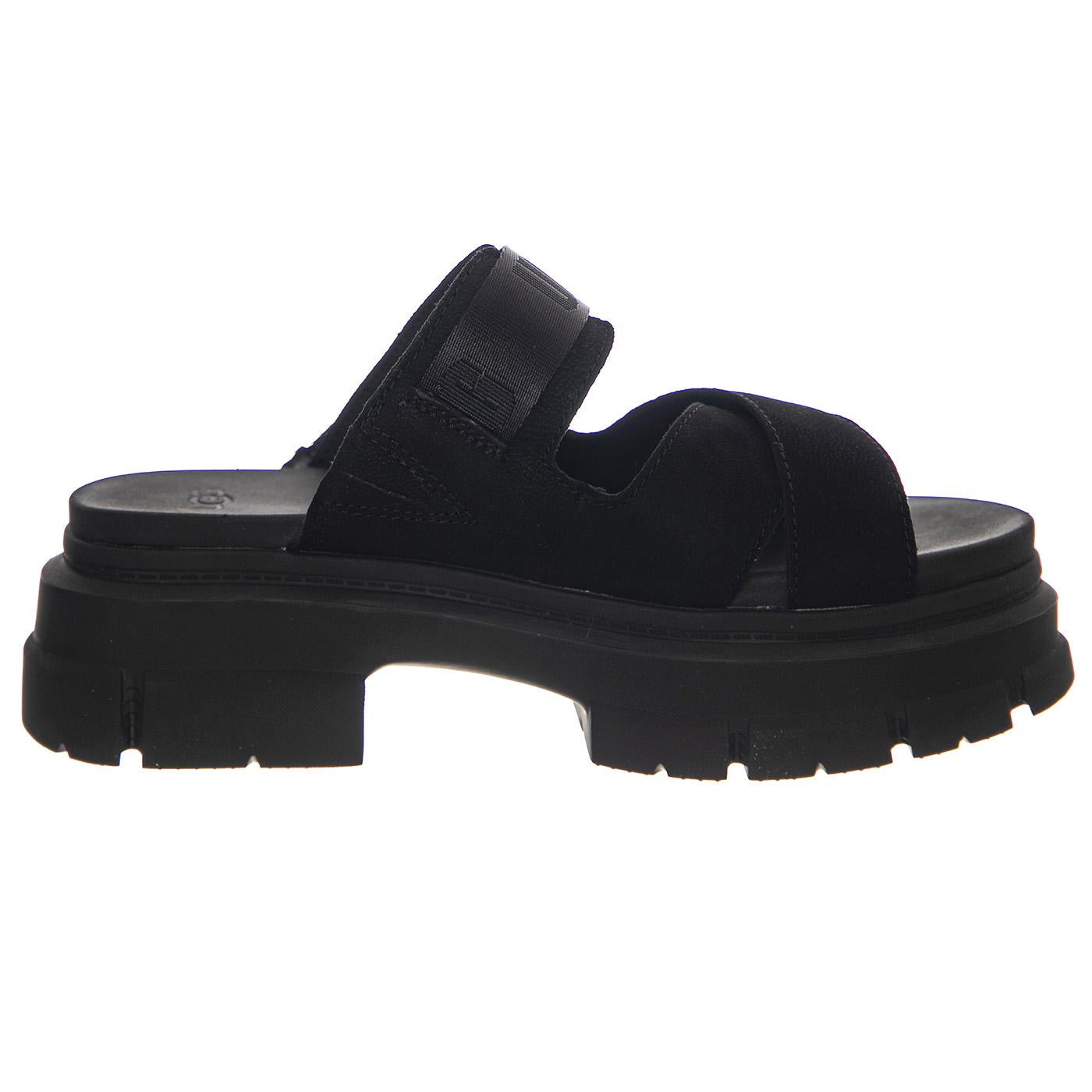 Ashton Slide Black - Sandali Donna Neri UGSASHSBK1136765W  UGG 