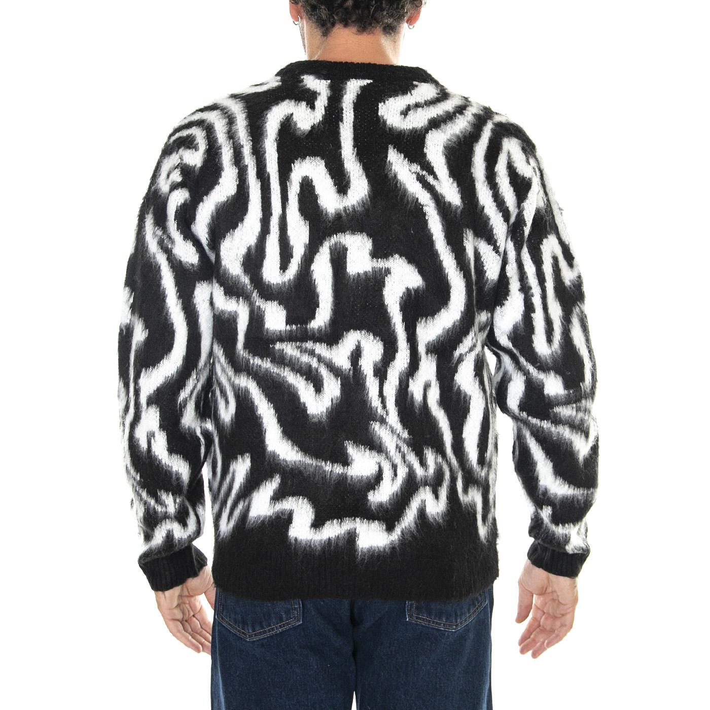 M' Pally Cardigan Black / Multi - Cardigan Uomo Nero / Multicolore 151010034-BKM  OBEY 