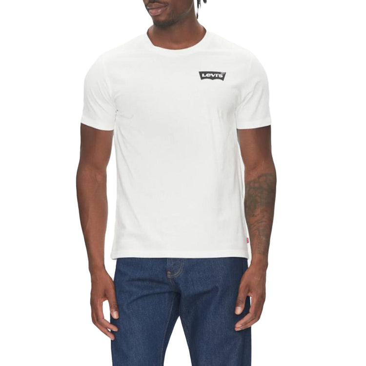 Graphic Crewneck Tee Color BW White + GR White - Maglietta Girocollo Uomo Bianca 22491-1693 White LEVIS 