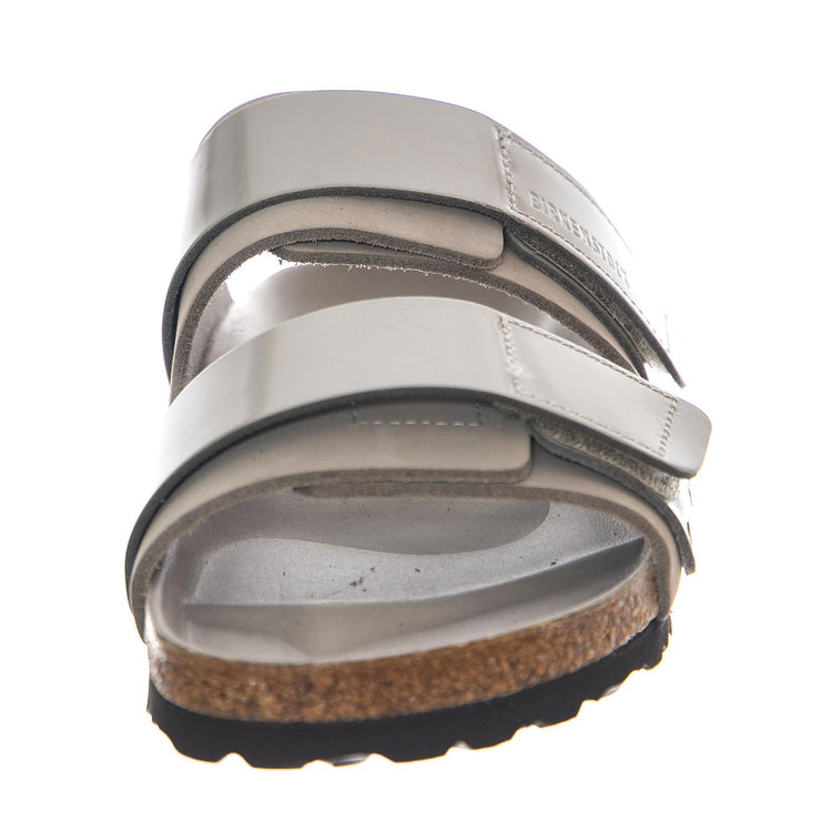 Uji stone coin, Nubuck Leather/High Shine Leather - Sandali Uomo / Donna Grigi 1029302  BIRKENSTOCK 