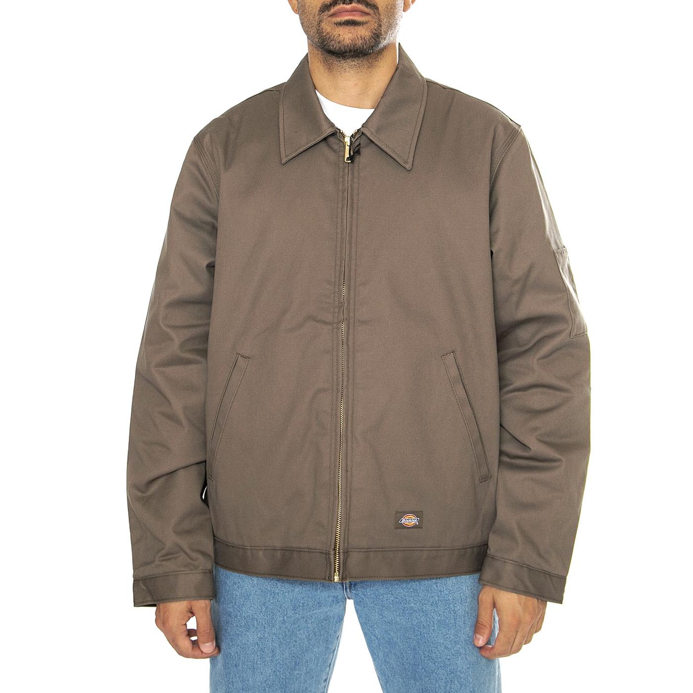 M Lined Eisenhower Jacket Rec Mushroom - Giacca Uomo Marrone DK0A4XK4MR11  DICKIES 