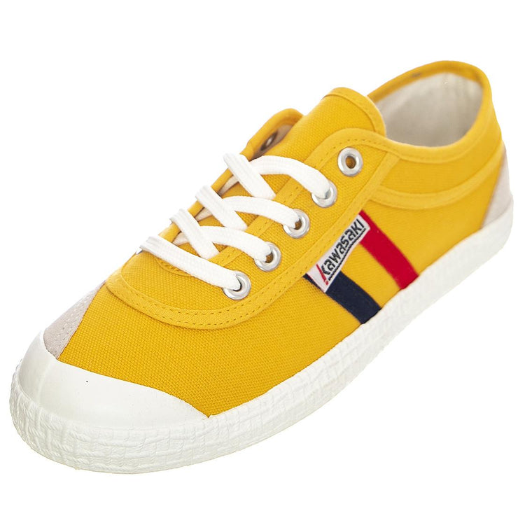 Retro Canvas 5005 - Scarpe Stringate Profilo Basso Donna Gialle / Golden Road K192496-YLW . KAWASAKI 