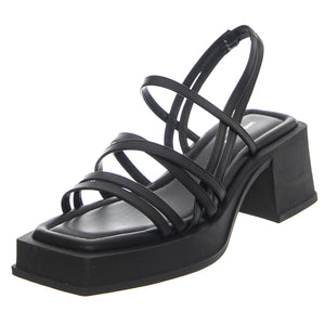 Hennie Black Cow Leather - Sandali Donna Neri VBS5337-101-20  VAGABOND 