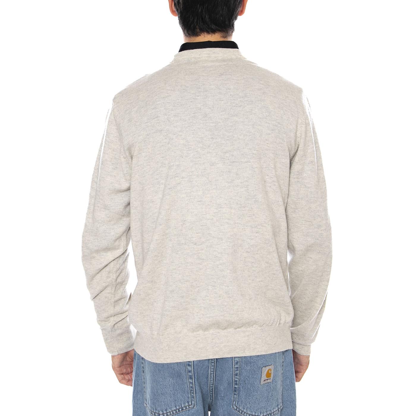 Madison Sweater Fleur De Sel / Black - Maglione Girocollo Uomo Crema I030841.2NQXX . CARHARTT WIP 