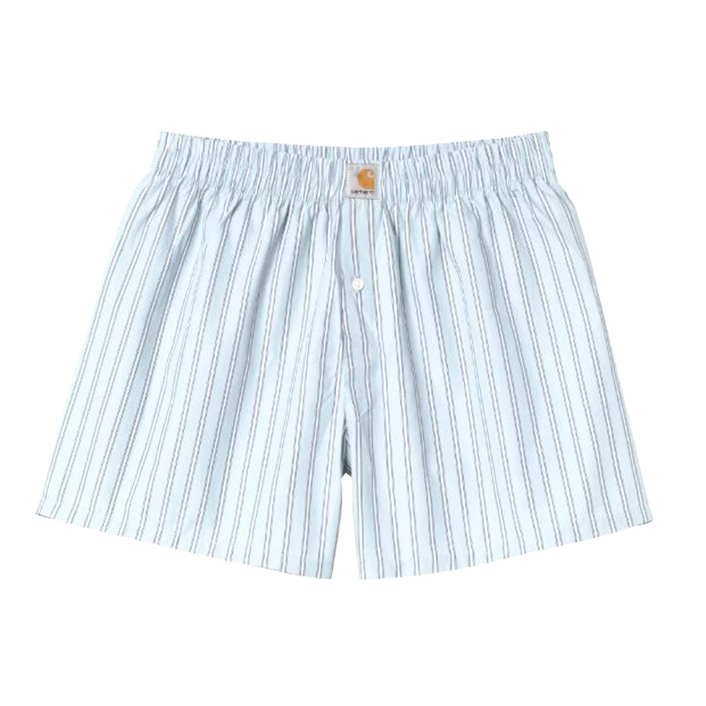 Cotton Boxer Grimsby Stripe - Mutande Boxer Uomo Blu Righe I032355 30OXX CARHARTT WIP 