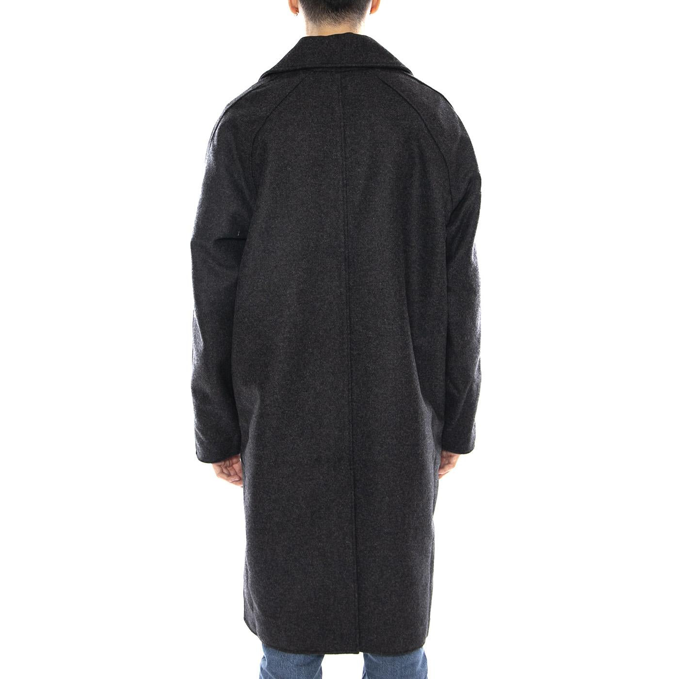Mac Wool Coat -- Cappotto Uomo Dark Grey Marl I032592. 3F5.00 EDWIN 