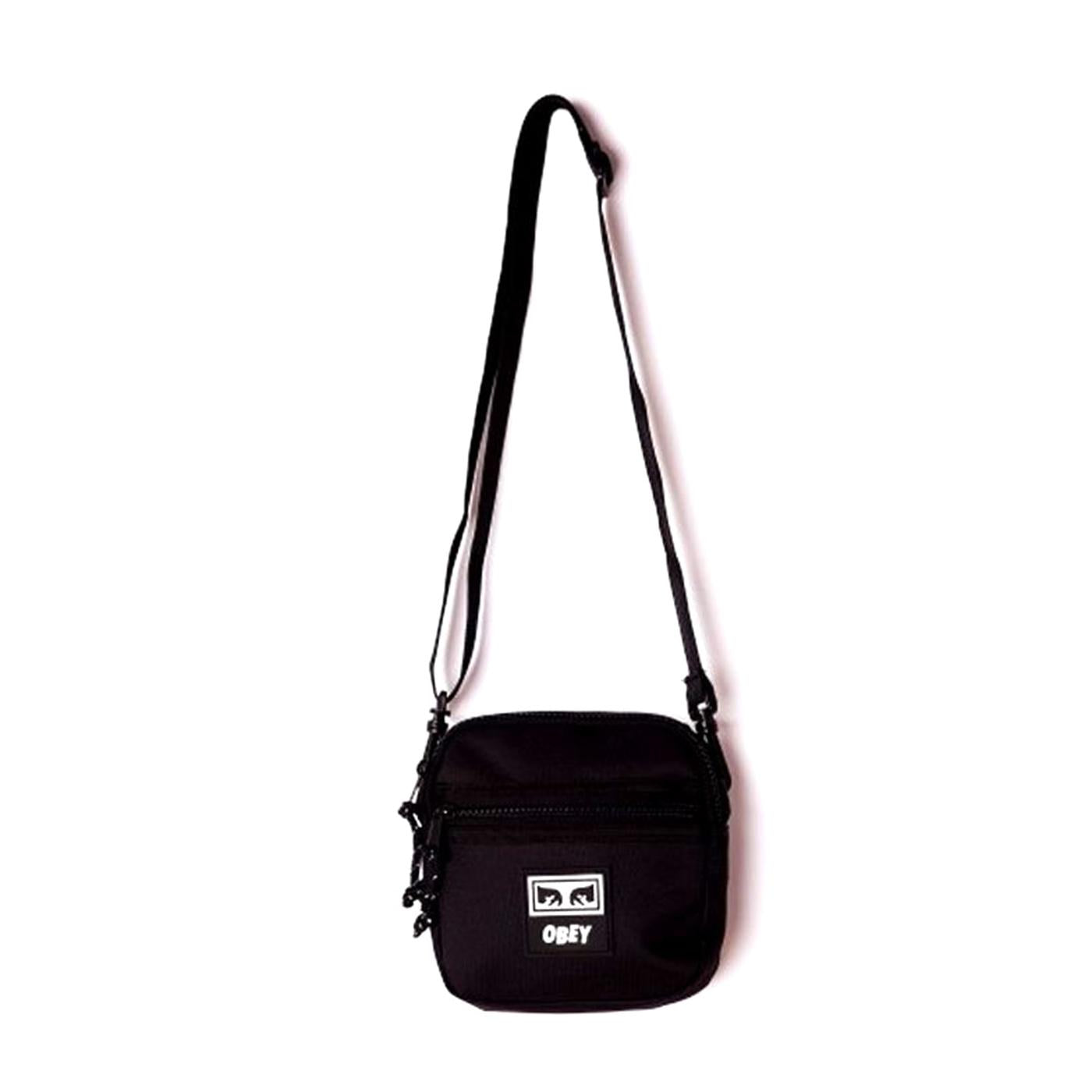Conditions Traveler Bag III Black Twill - Borsa a Tracolla Nera 100010135-BLK  OBEY 