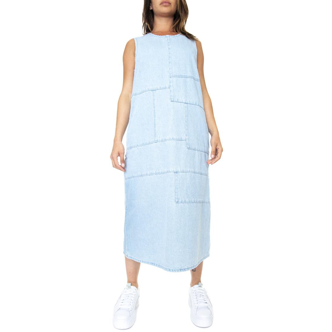 Webster - Abito Denim Jeans Donna Blu 211207-LIGT  STUSSY 